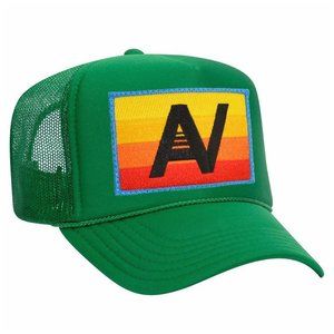 Aviator Nation Kelly Green Trucker Hat - Kids